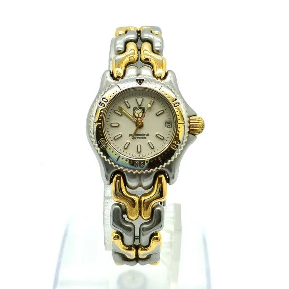 Tag Heuer Watch S95.708 CELL Series 24mm Women\'s Cream X Silver 3702301 Tag Heuer Ladies White Dial Brown Leather Strap Quartz Watch  main image 3